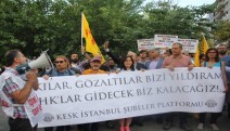 KESK, Kadıköy’de direnen kamu emekçilerinin gözaltına alınmasını protesto etti