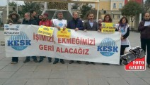 KHK mağduru kamu emekçileri Kadıköy ve Bakırköy'de yine eylemdeydi