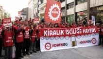 Kiralık işçilik tasarısı içi DİSK Ankara’da eylem yaptı