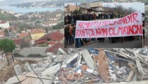Küçükarmutlu'da kentsel dönüşüm için yıkım başladı