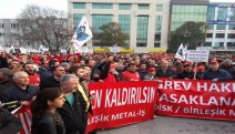 Metal işçileri, MESS dayatmalarına karşı direniyor
