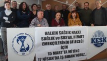 SES'ten şiddete karşı Beyaz Miting ve iş bırakma eylemi