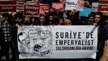 'Suriye’de emperyalist saldırganlığa hayır!'