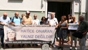 Tutsak Hatice Onaran’a para gönderme eylemi