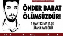 Üniversite öğrencileri, Önder Babat'ı kendi okulunda anacak