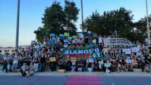 Yaşam savunucuları Kazdağları için İstanbul'da eylem yaptı