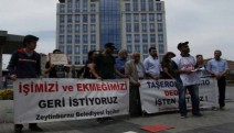 Zeytinburnu Belediyesinden atılan taşeron işçi 29 gündür direniyor