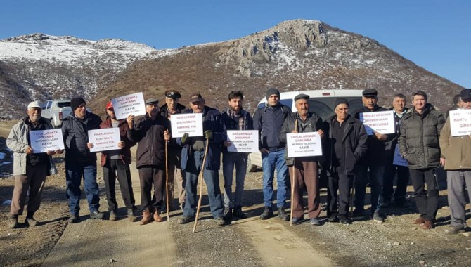 Tokat Kuruçaylılar mermer ocağına karşı direniyor