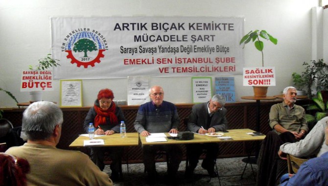 Tüm Emekliler Sendikası Kadıköy Şubesi: emeklilerin ve emekçilerin yaşamını çekilmez hale getirdiniz