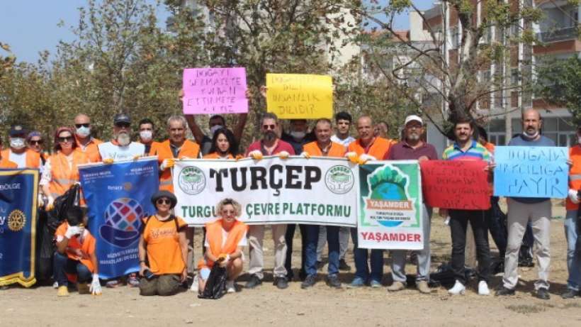 Turgutluda kirlilik ağaçları kuruttu I TURÇEPten protesto