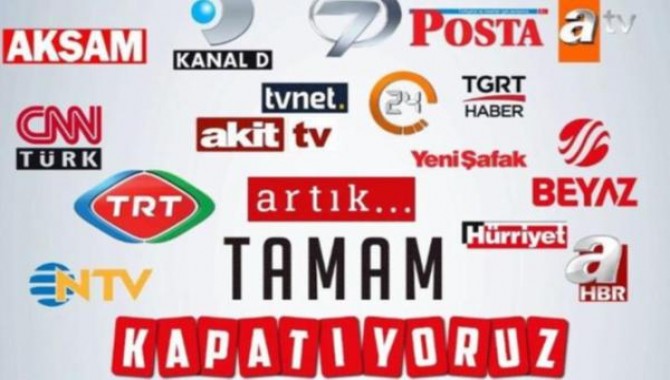 Türkiye ‘teksesli’ medyayı kapattı