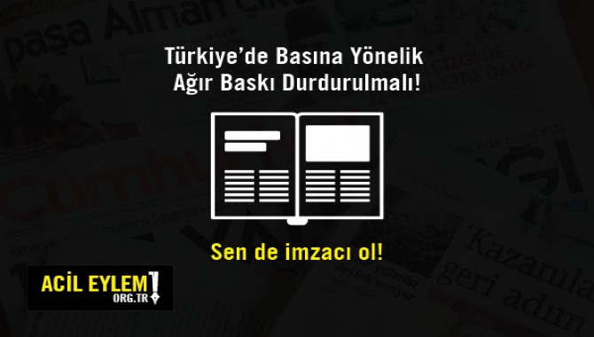 Uluslararası Af Örgütü: " basına yönelik ağır baskı durdurulmalı"