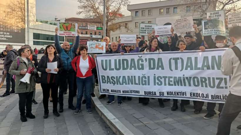 Uludağı talan yasa tasarısı geri çekilsin