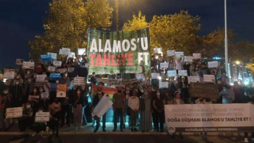 Yaşam savunucularını değil, işgalci Alamos Goldu tahliye et