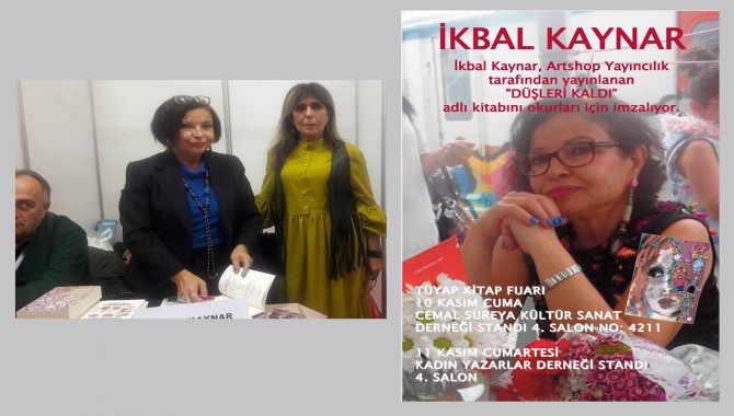 Yazar İkbal Kaynar, TÜYAP Kitap Fuarı'nda kitaplarını imzalayacak