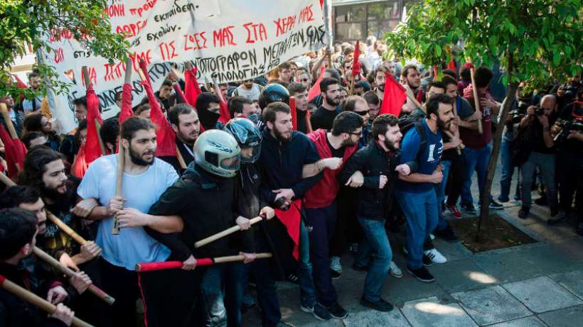 Yunanistanda yeni eylem yasasına karşı direniş