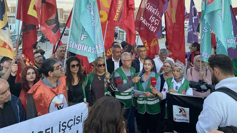 DIGEL Tekstil işçilerinden eylem