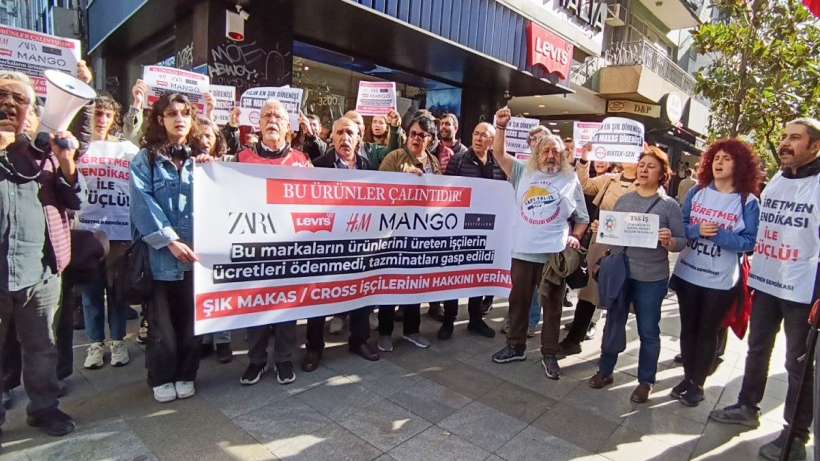 Kadıköy’de, Tokatta direnen Şık Makas işçileri için eylem