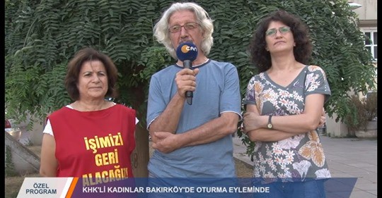 "İşimiz, ekmeğimiz ve onurumuz için direne direne kazanacağız"